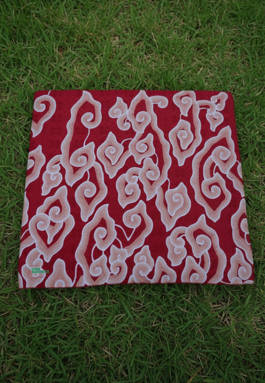 Batik Bandana - Mega Mendung Red