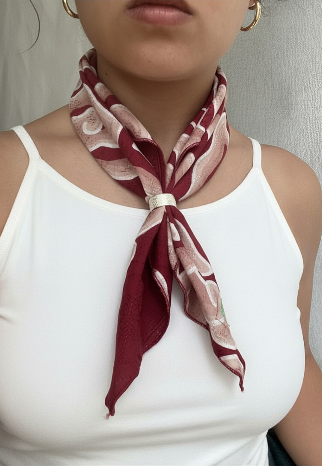 Batik Bandana - Mega Mendung Red