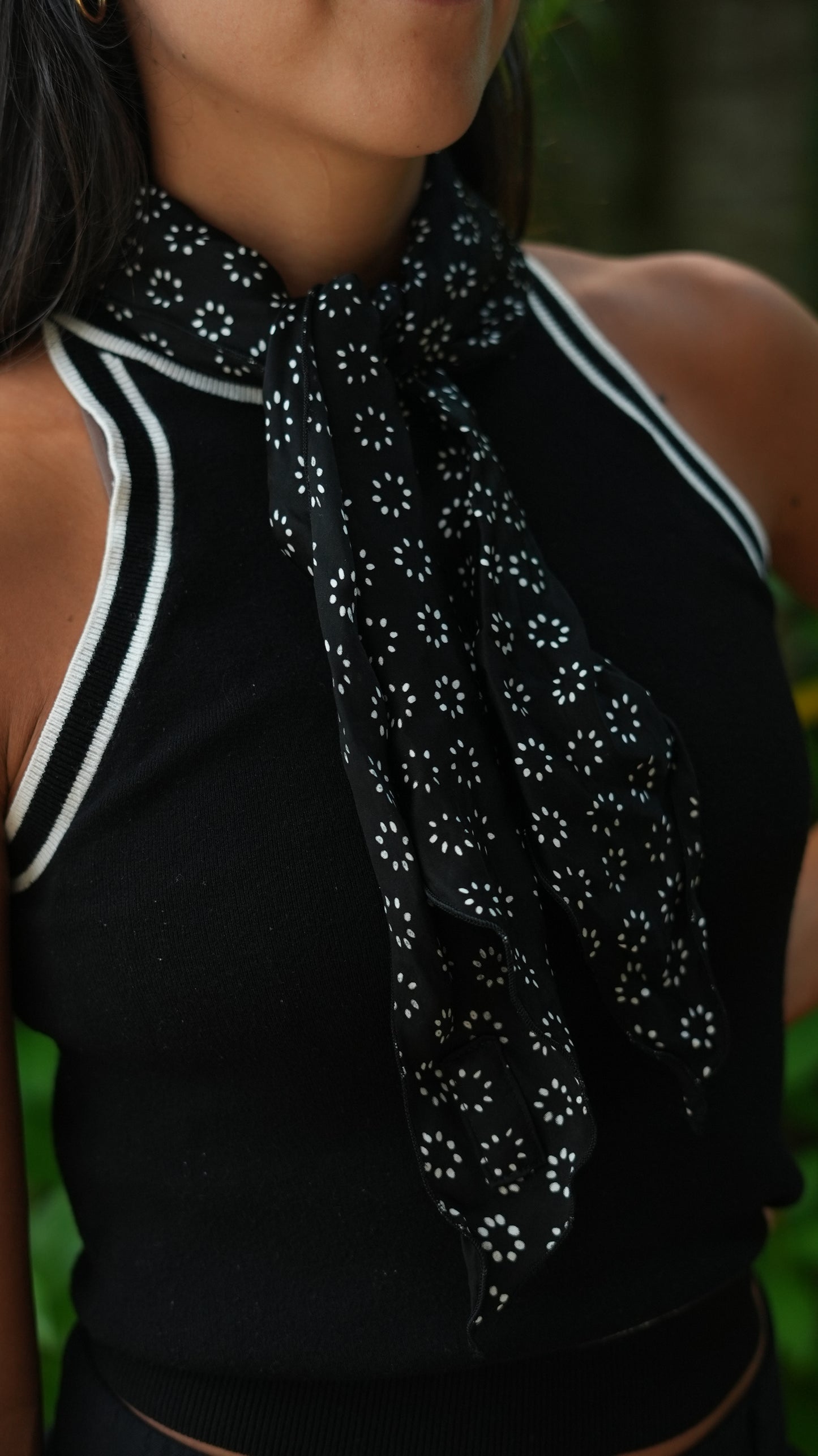 Batik Scarf - Titik Silk (small)