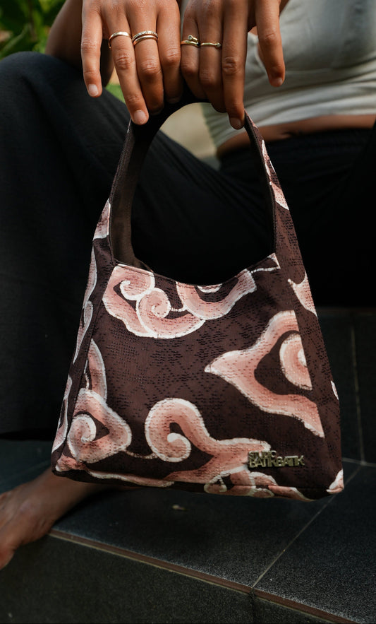 NEW: Mini bag: Mega Mendung Brown