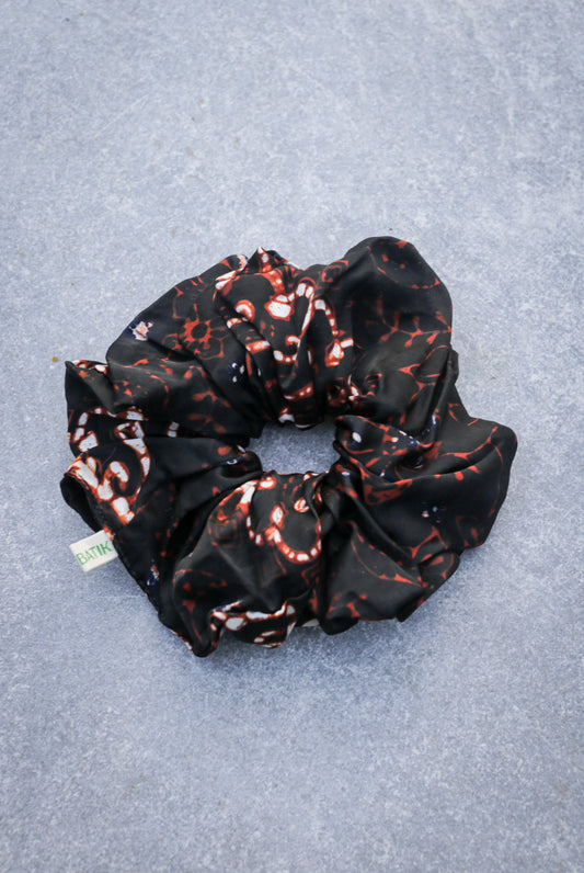 Batik Scrunchie - Cokelat Silk