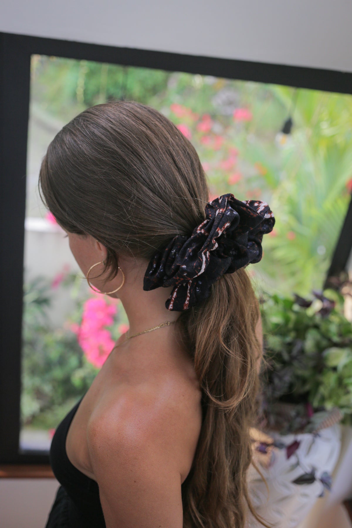 Batik Scrunchie - Cokelat