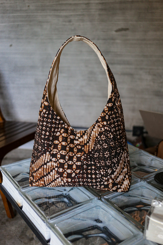 Batik Joy Bag - Classic brown