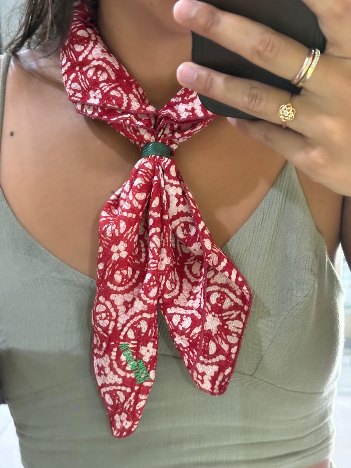 Batik Bandana Scarf - Nitik