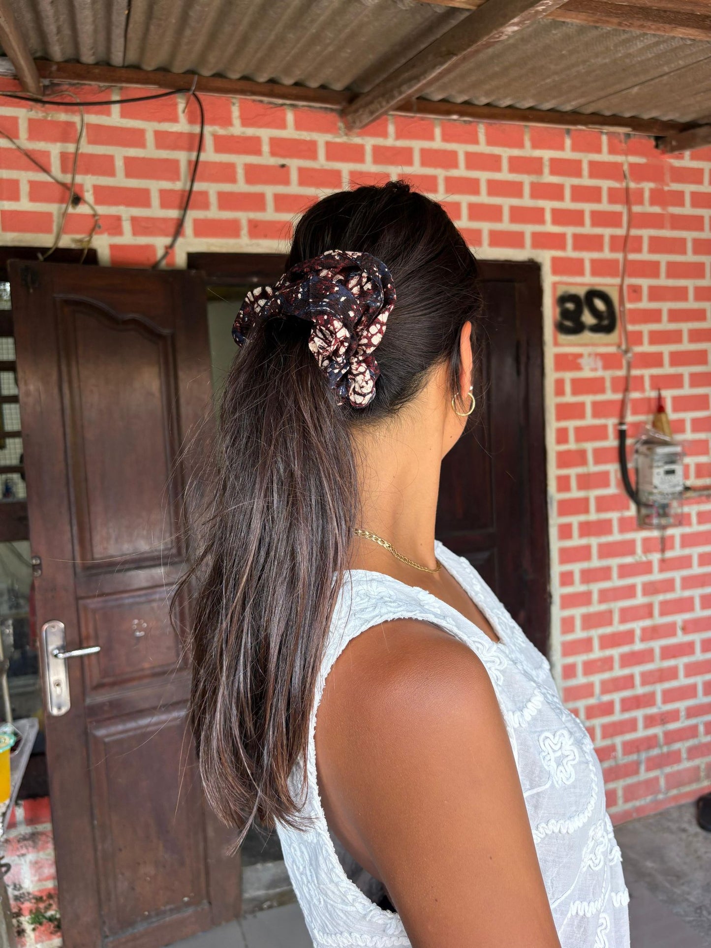 Batik XL Scrunchie - Sekar Jagad