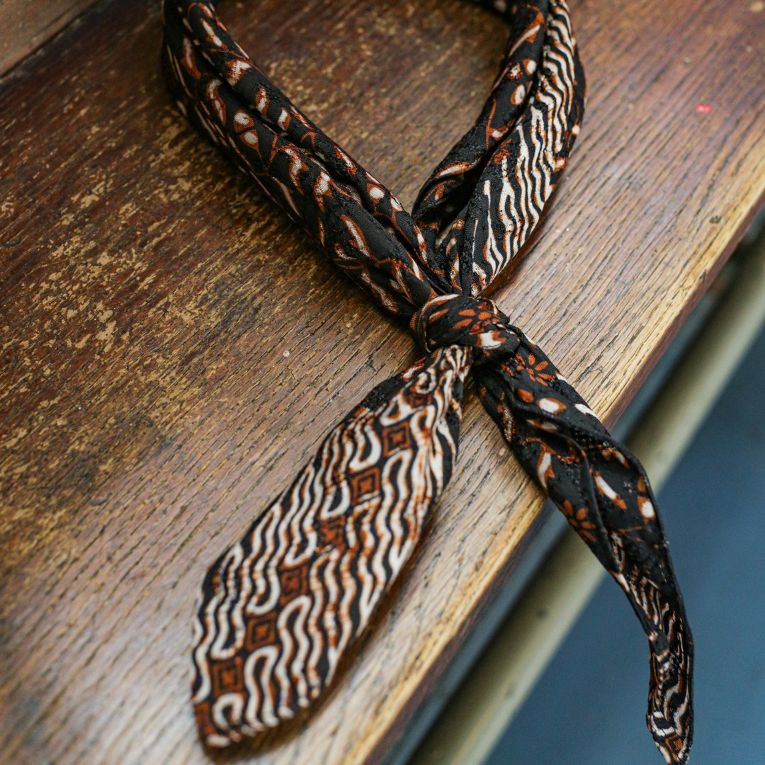 Batik Bandana Scarf - Classic Dark Brown