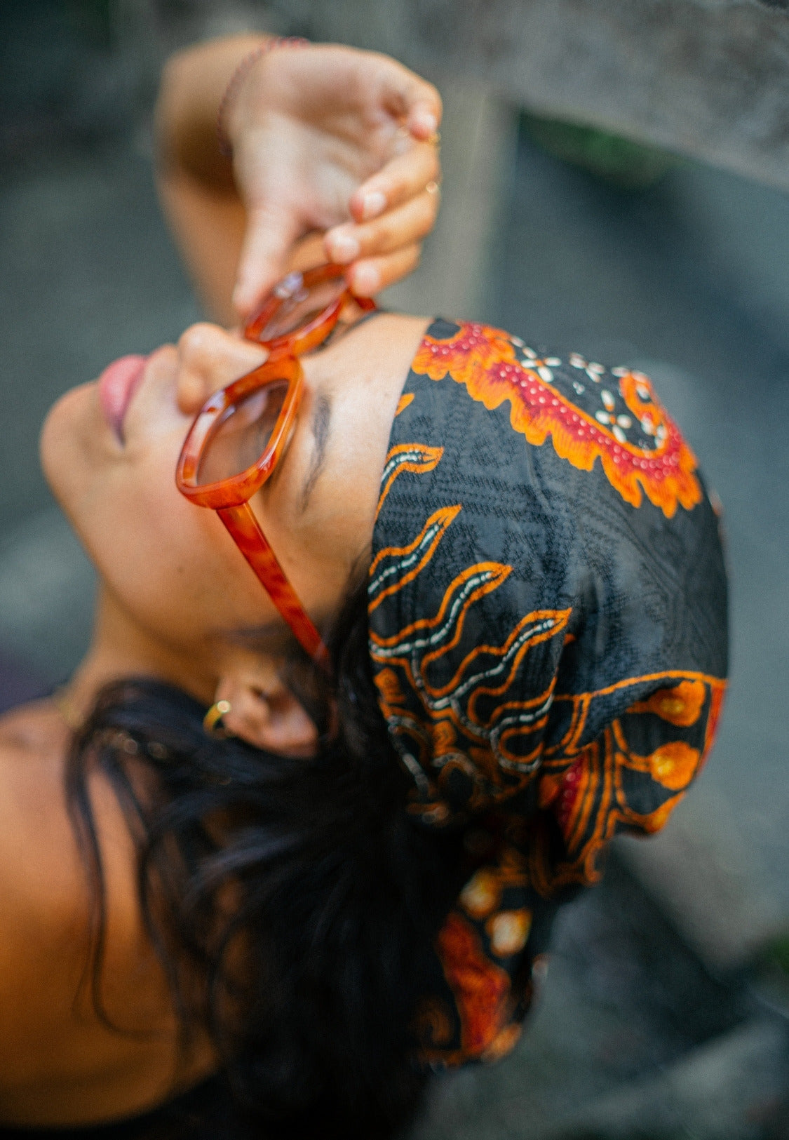 Batik Bandana - Merah Hitam