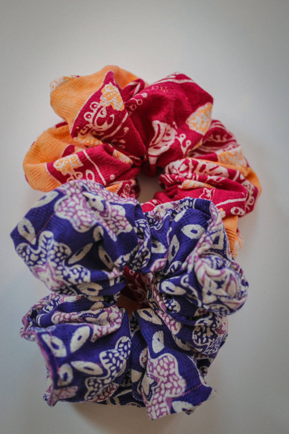 XL Batik Scrunchie – Handcrafted with Real Batik